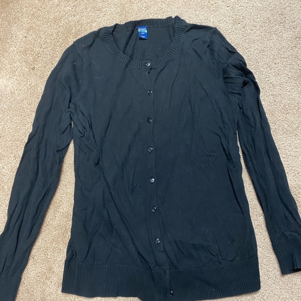 Black cardigan maternity